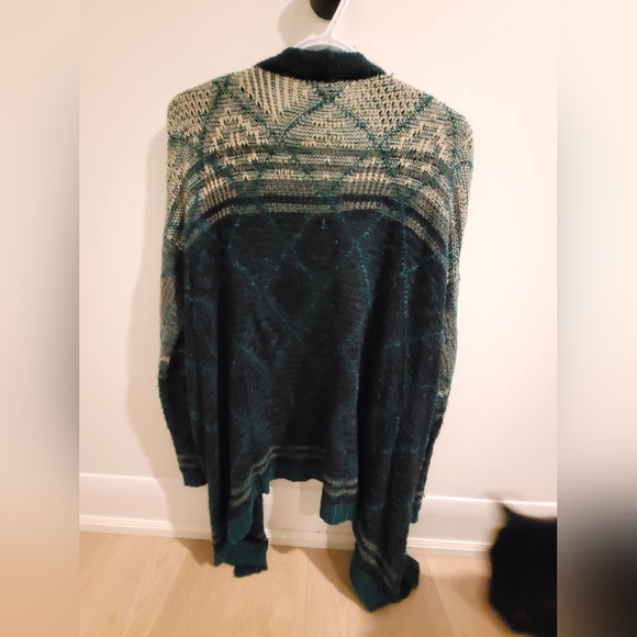 Blue Open Front Cardigan Wrap - Picture 2 of 3